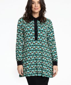 YOEK Tuniek wide bottom HOLLY | Grote maten tuniek | Other | Maat 42/44