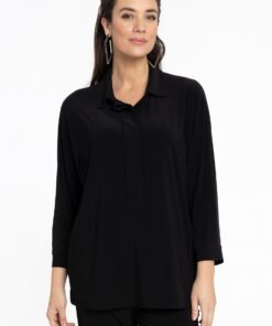 YOEK Blousekimono mouw | Zwart | Maat 38/40