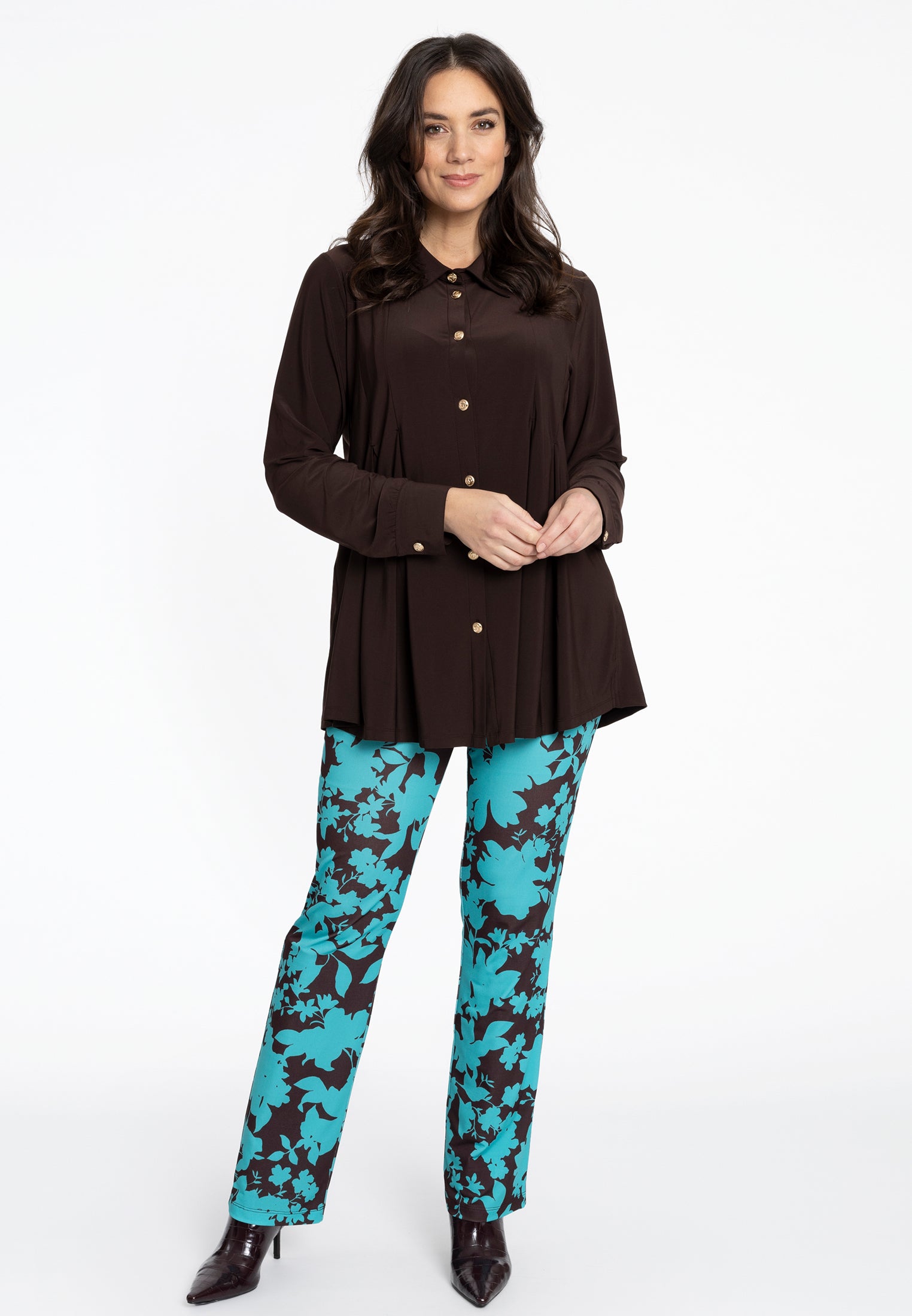 YOEK Tregging JONES | Turquoise | Maat 42/44