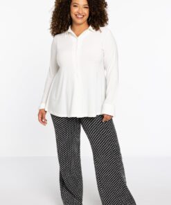 YOEK Broek JACQUARD KNIT | Zwart | Maat 38/40