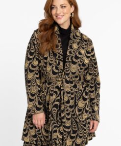 YOEK Jas CIRCLE | Zwart | Maat 46/48