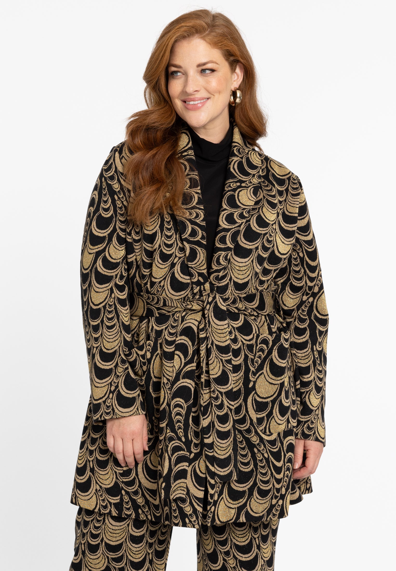 YOEK Jas CIRCLE | Zwart | Maat 46/48