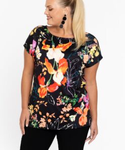 YOEK Top CAMPO | Zwart | Maat 42/44