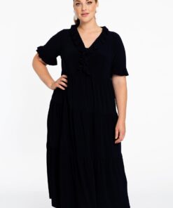 YOEK Jurk gipsy | Blauw | Maat 46/48