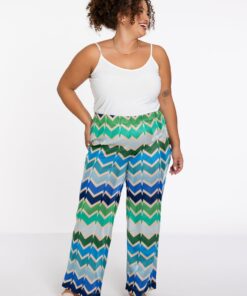 YOEK Broek GARDENIA | Blauw | Maat 50/52