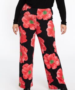 YOEK Pantalon PETALS | Rood | Maat 54/56
