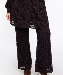 YOEK Pantalon bootcut | Bruin | Maat 58/60
