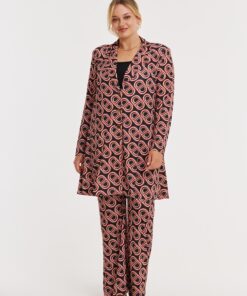 YOEK Pantalon SYLVIE | Zwart | Maat 54/56
