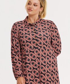 YOEK Jurk SYLVIE | Zwart | Maat 58/60