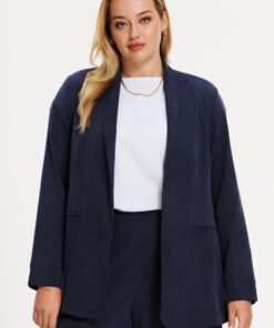 YOEK Blazer NUVOLA | Blauw | Maat 50/52