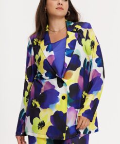 YOEK Blazer LUSH | Paars | Maat 50/52