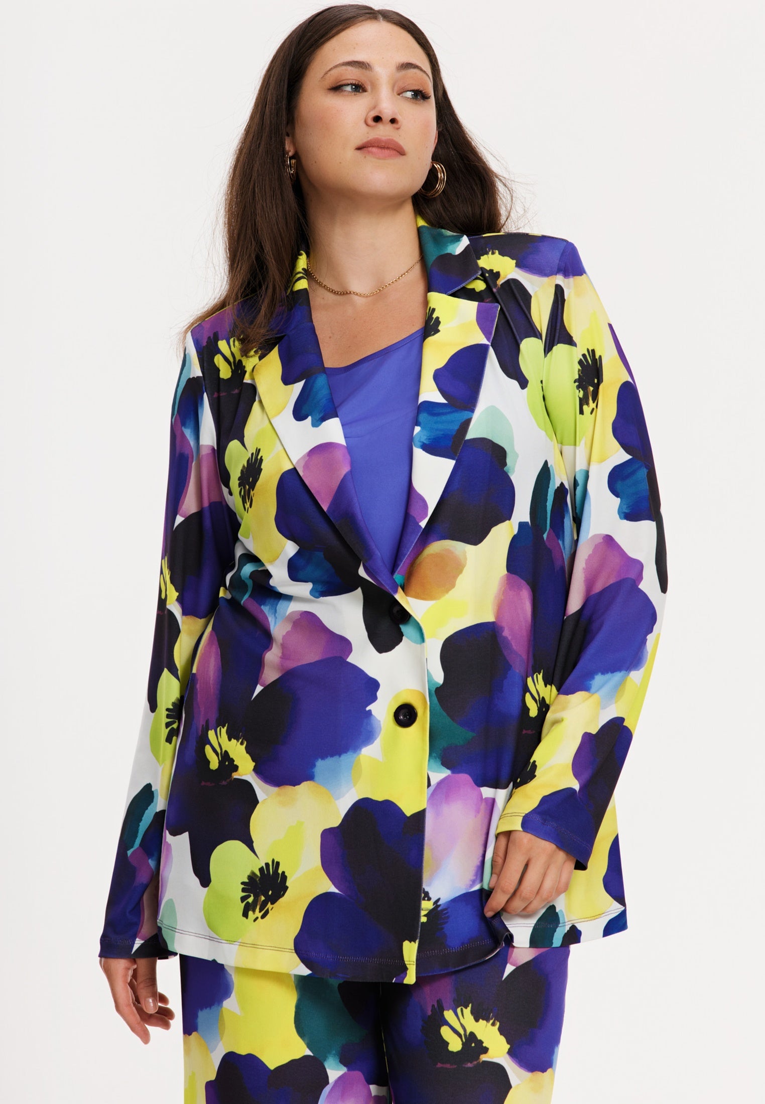 YOEK Blazer LUSH | Paars | Maat 50/52