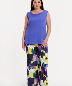 YOEK Broek LUSH | Paars | Maat 38/40
