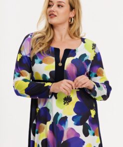 YOEK Jurk LUSH | Paars | Maat 42/44