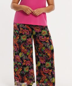 YOEK Pantalon loose LOTUS | Multi | Maat 54/56
