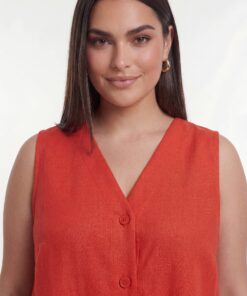 YOEK Top | Light Red | Maat 46/48
