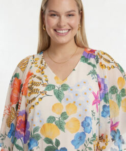 YOEK Tuniek CORAFLEUR | Grote maten tuniek | Other | Maat 50/52
