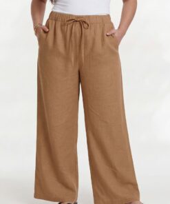 YOEK Pantalon | Lichtbruin | Maat 58/60