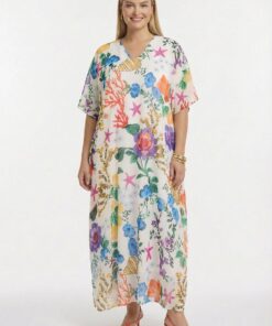 YOEK Kaftan CORAFLEUR | Other | Maat 54/56