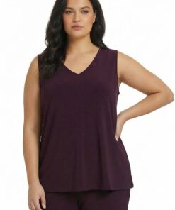 YOEK Singlet | Dark Purple | Maat 42/44