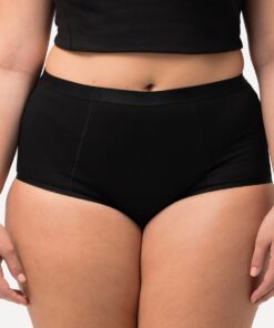 Grote Maten Bodyforming-tailleslip, Dames, zwart, Maat: 50/52, Katoen, Ulla Popken
