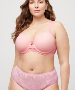 Grote Maten beugelbeha, Dames, roze, Maat: 90C, Synthetische vezels/Elastaan, Ulla Popken