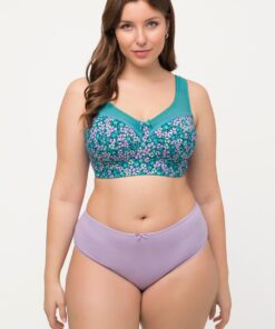 Grote Maten comfortbeha, Dames, turquoise, Maat: 105C, Synthetische vezels, Ulla Popken