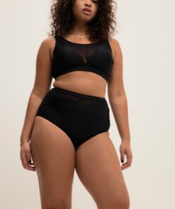 Grote Maten Bikinibroekje, Dames, zwart, Maat: 48, Polyester/Synthetische vezels/Elastaan, Studio Untold