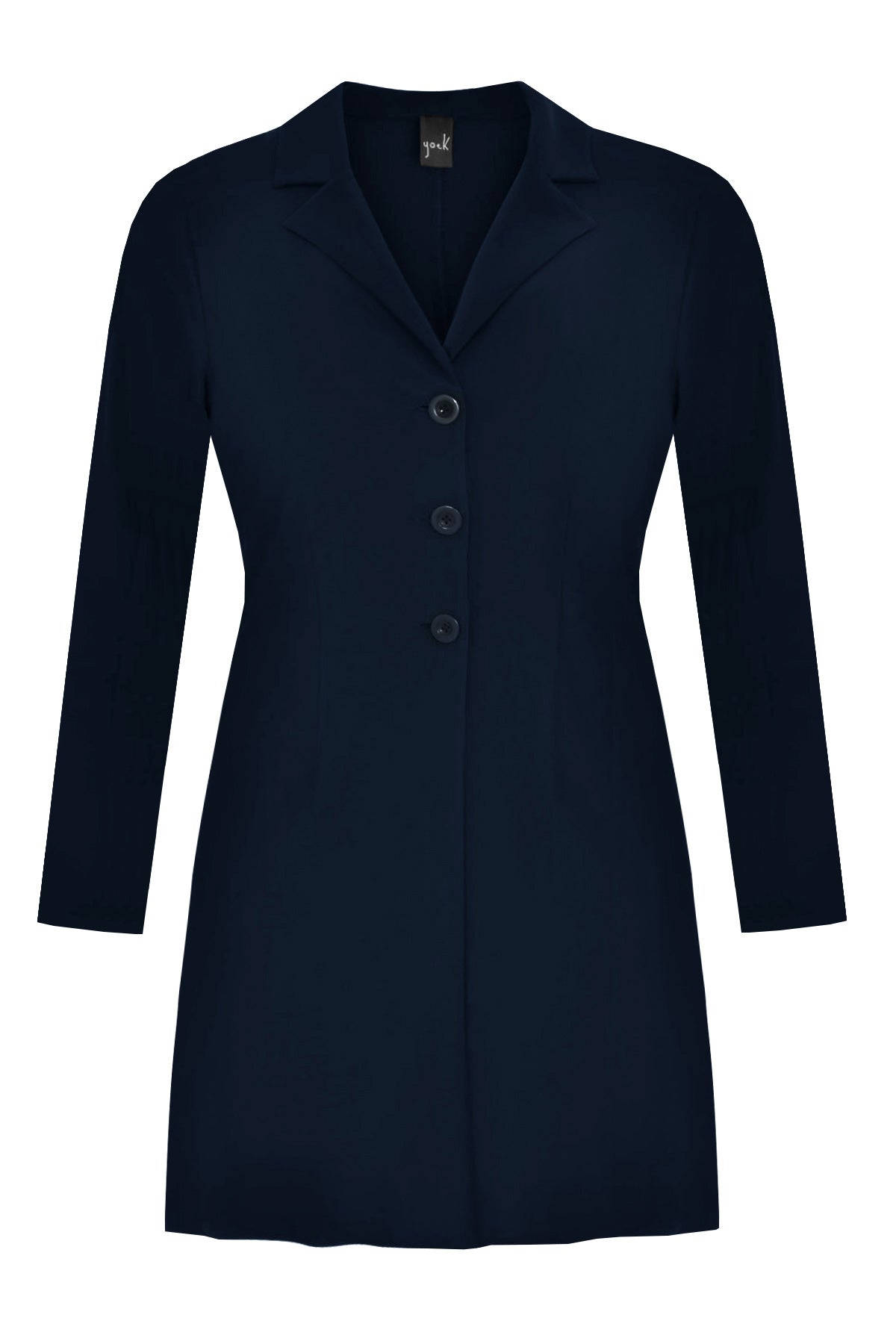YOEK Blazer long | Blauw | Maat 58/60