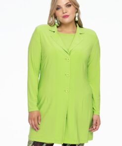 YOEK Blazer long | Groen | Maat 58/60