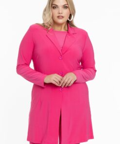 YOEK Blazer long | Roze | Maat 42/44