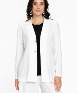 YOEK Blazer kort | Beige | Maat 58/60
