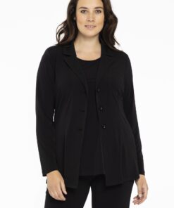 YOEK Blazer kort | Zwart | Maat 58/60