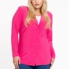 YOEK Blazer kort | Roze | Maat 54/56