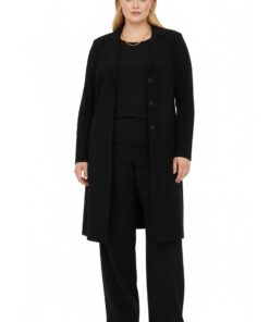 YOEK Blazer extra lang | Zwart | Maat 54/56