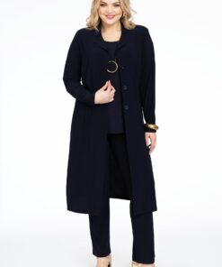 YOEK Blazer extra lang | Blauw | Maat 54/56