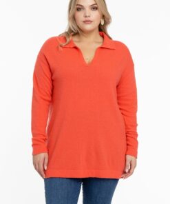 YOEK Polo trui | Oranje | Maat 42/44