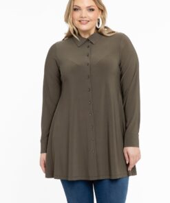 YOEK Blouse A-lijn | Lichtgroen | Maat 38/40