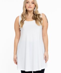 YOEK Top wide bottom | Wit | Maat 46/48