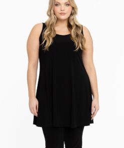 YOEK Top wide bottom | Zwart | Maat 38/40