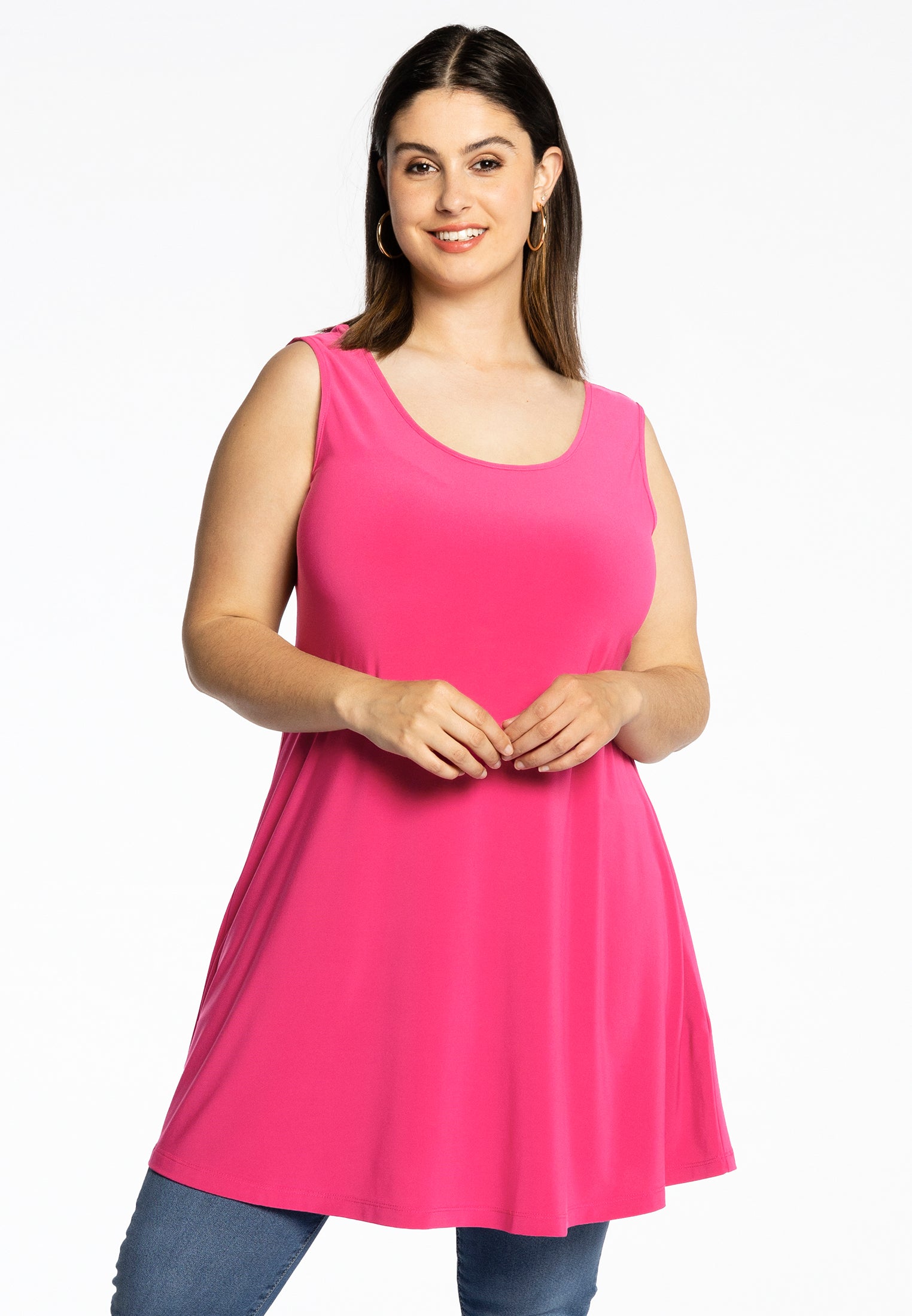YOEK Top wide bottom | Roze | Maat 46/48