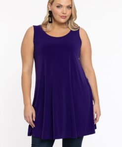 YOEK Top wide bottom | Paars | Maat 38/40