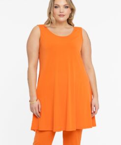 YOEK Top wide bottom | Oranje | Maat 38/40
