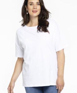 YOEK T-shirt wijd | Wit | Maat 58/60