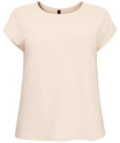 YOEK T-Shirt wijd | Bruin | Maat 38/40