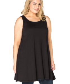 YOEK Top wide bottom | Zwart | Maat 42/44