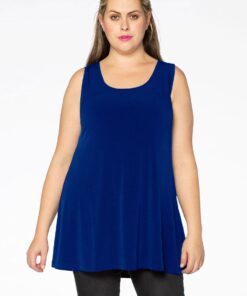 YOEK Top flare | Blauw | Maat 58/60