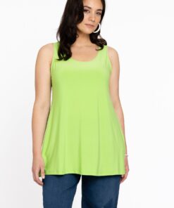 YOEK Top flare | Groen | Maat 54/56