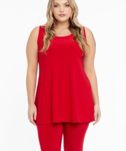 YOEK Top flare | Rood | Maat 54/56
