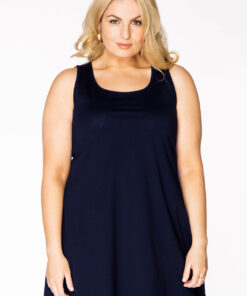 YOEK Top flare | Blauw | Maat 42/44